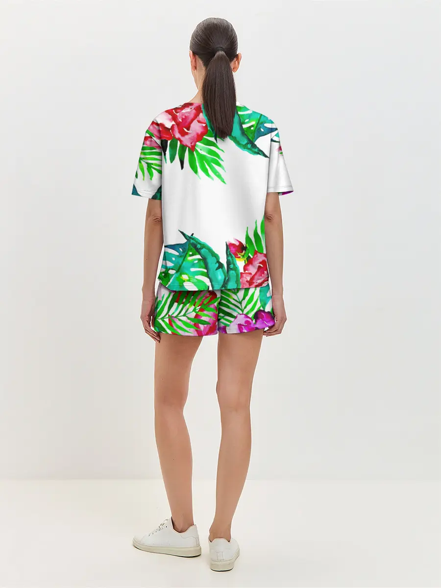 Женская пижама с шортами / Тропика