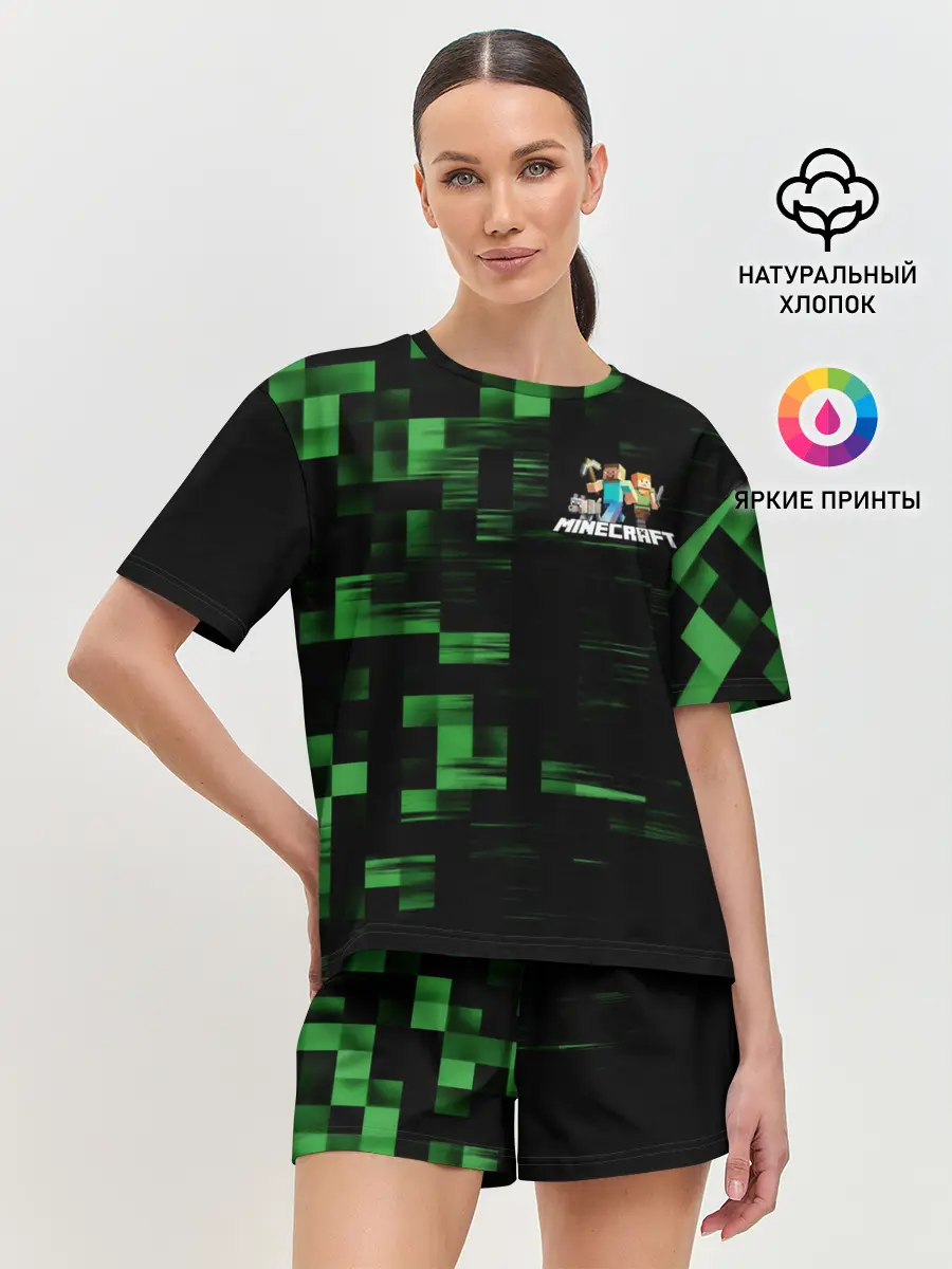 Женская пижама с шортами / MINECRAFT.