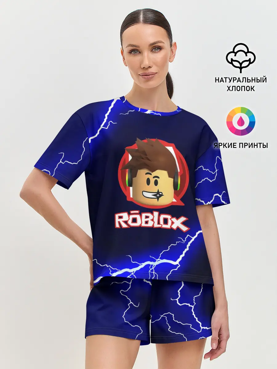 Женская пижама с шортами / ROBLOX