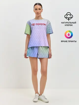 Женская пижама с шортами / TOYOTA | ТОЕТА