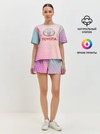 Женская пижама с шортами / TOYOTA | ТОЕТА