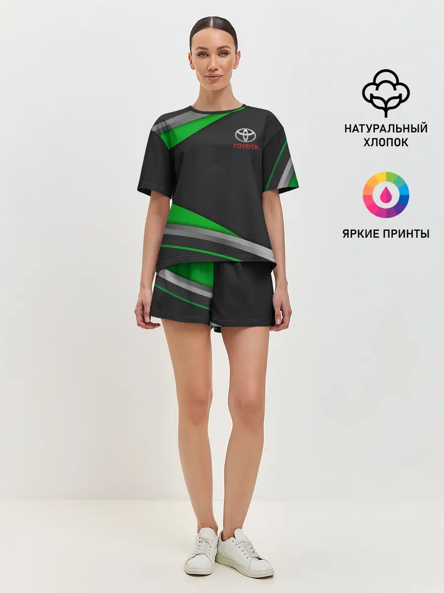 Женская пижама с шортами / TOYOTA | ТОЁТА