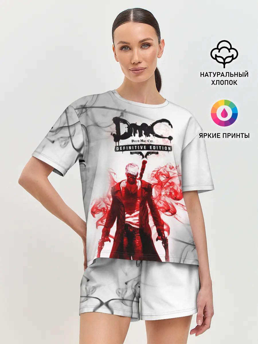 Женская пижама с шортами / devil may cry