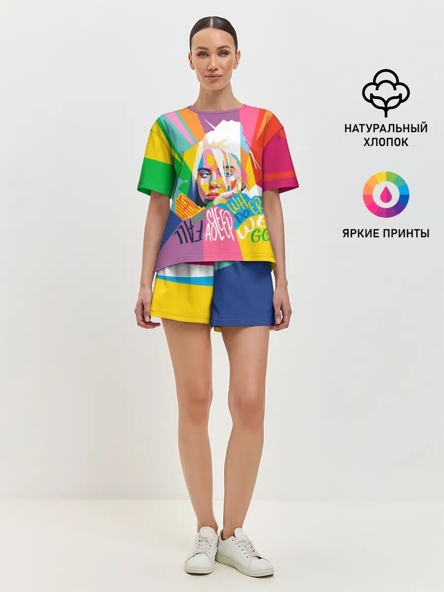 Женская пижама с шортами / BILLIE EILISH