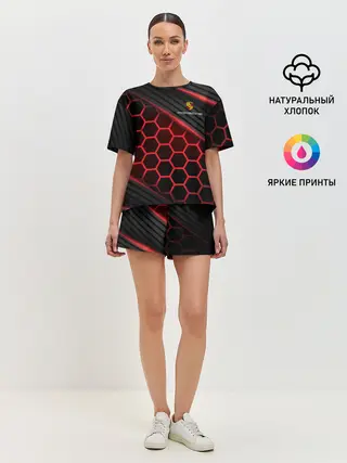 Женская пижама с шортами / PORSCHE | ПОРШЕ