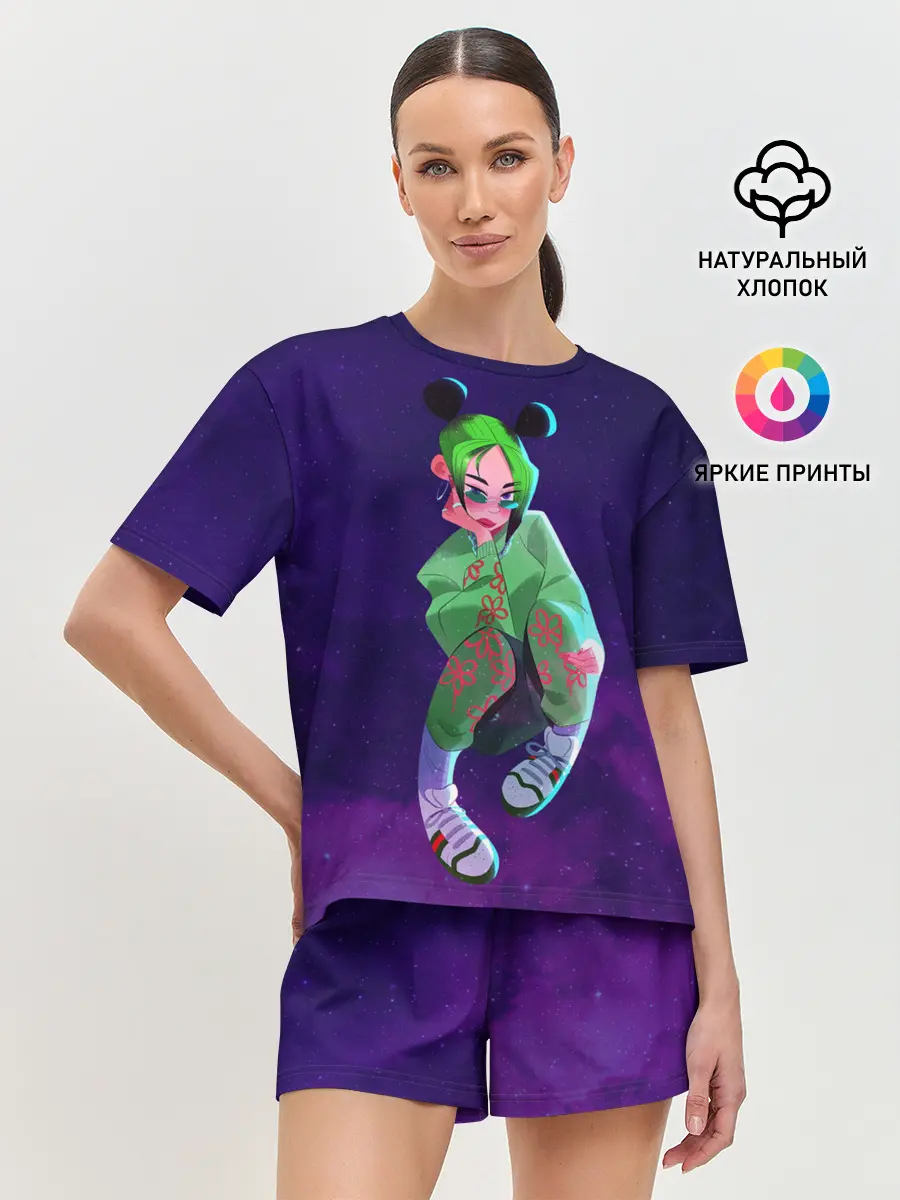 Женская пижама с шортами / БИЛЛИ АЙЛИШ