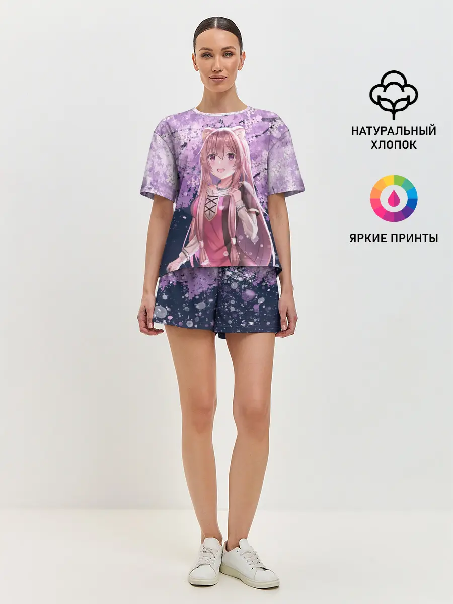 Женская пижама с шортами / Восхождение героя щита