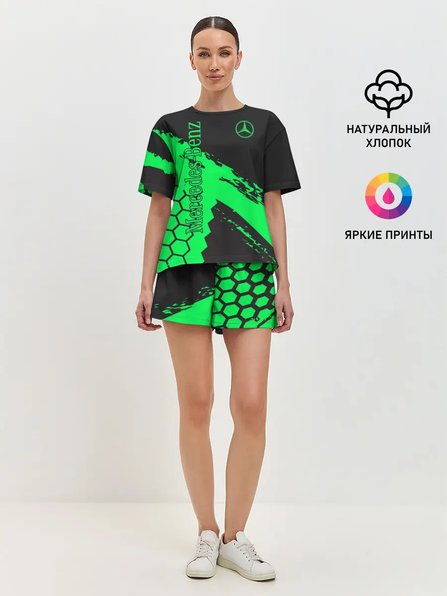 Женская пижама с шортами / Mercedes-Benz