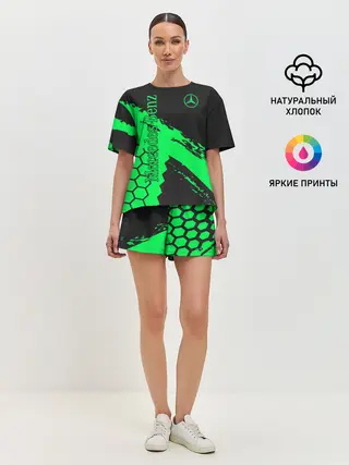 Женская пижама с шортами / Mercedes-Benz