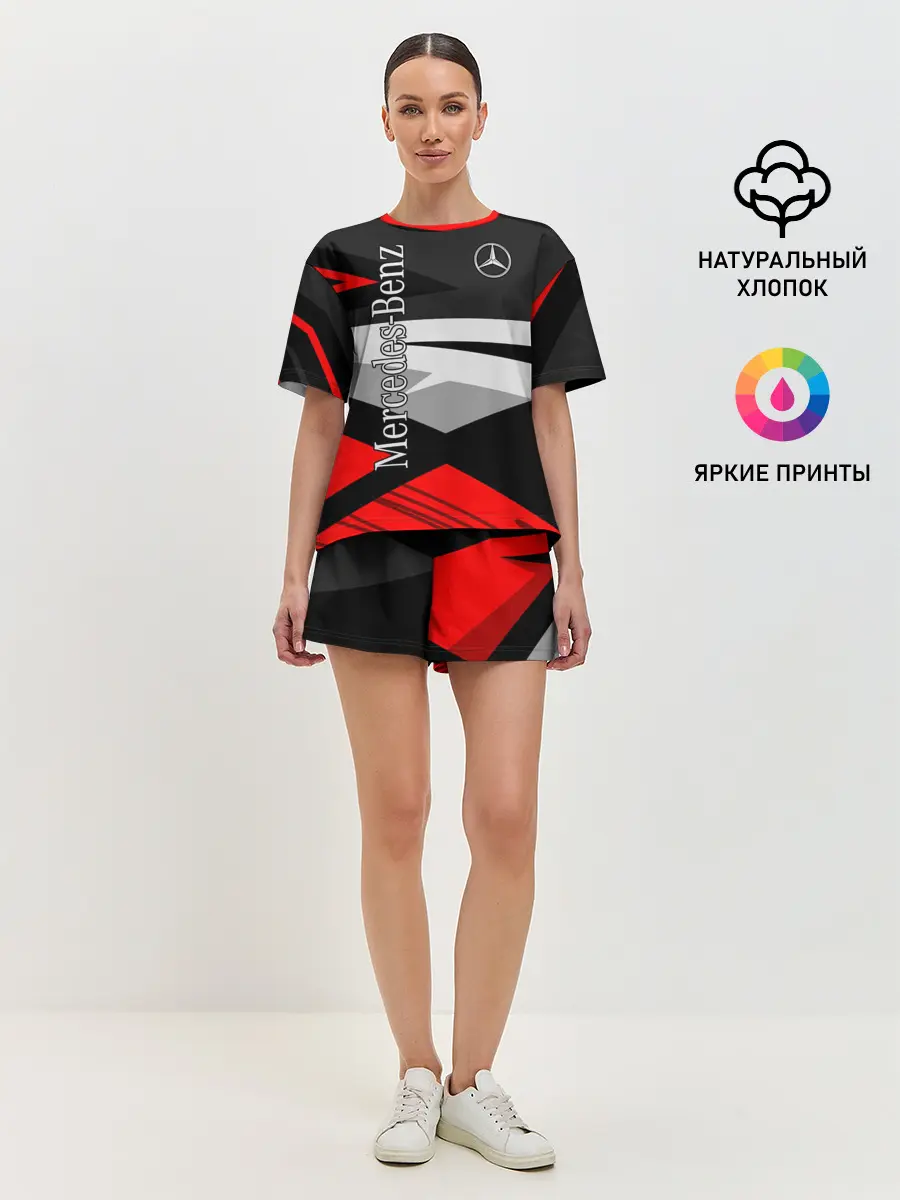 Женская пижама с шортами / Mercedes-Benz