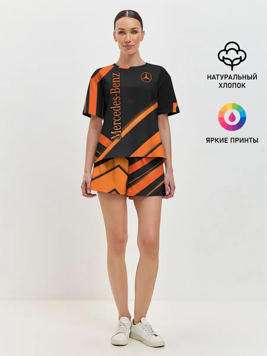 Женская пижама с шортами / Mercedes-Benz
