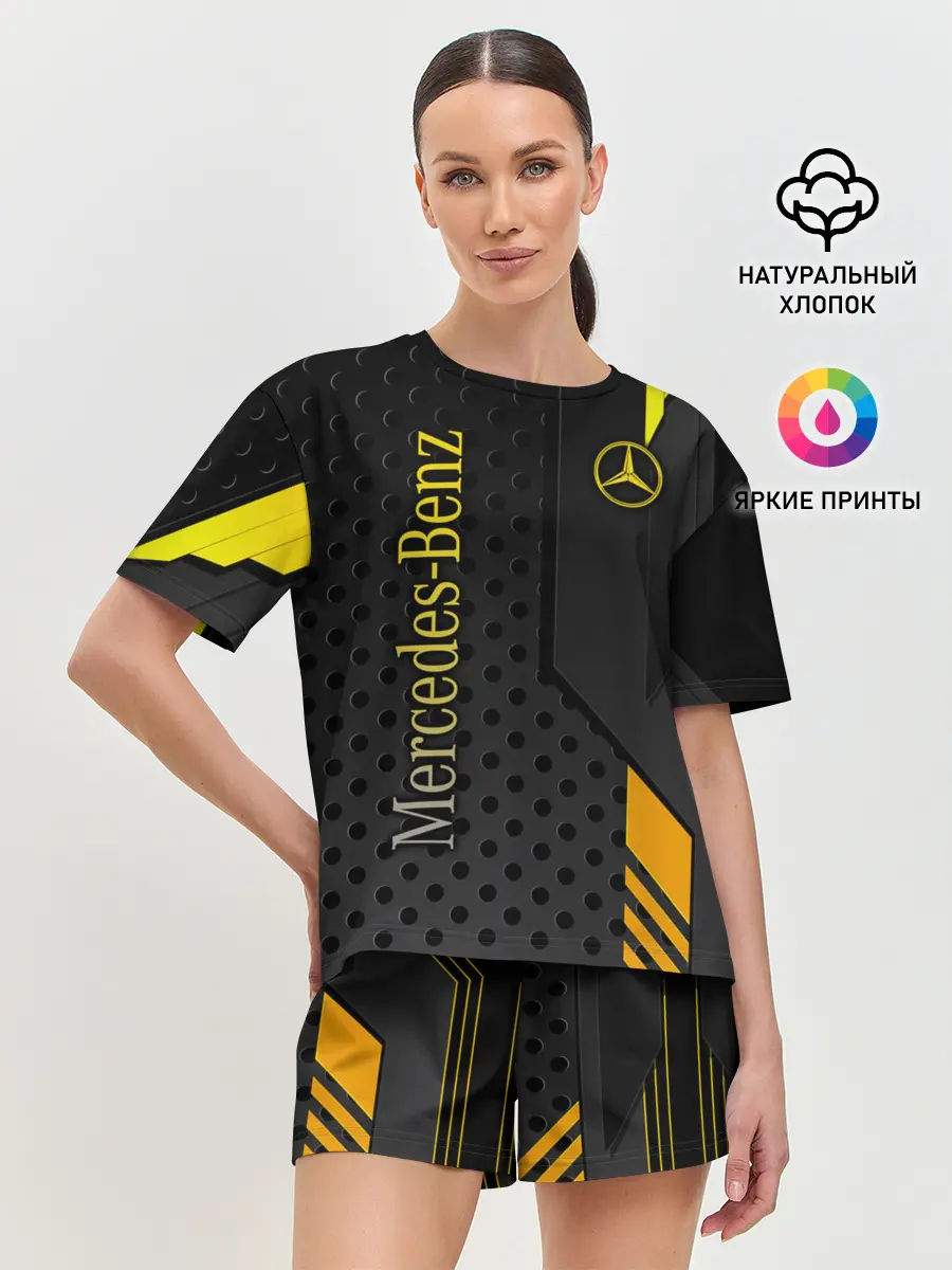 Женская пижама с шортами / Mercedes-Benz