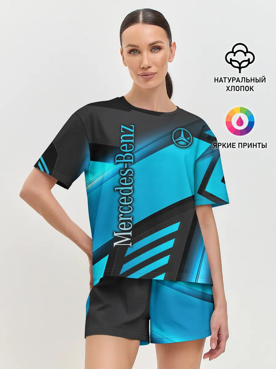 Женская пижама с шортами / MERCEDES-BENZ | МЭРСЭДЭС