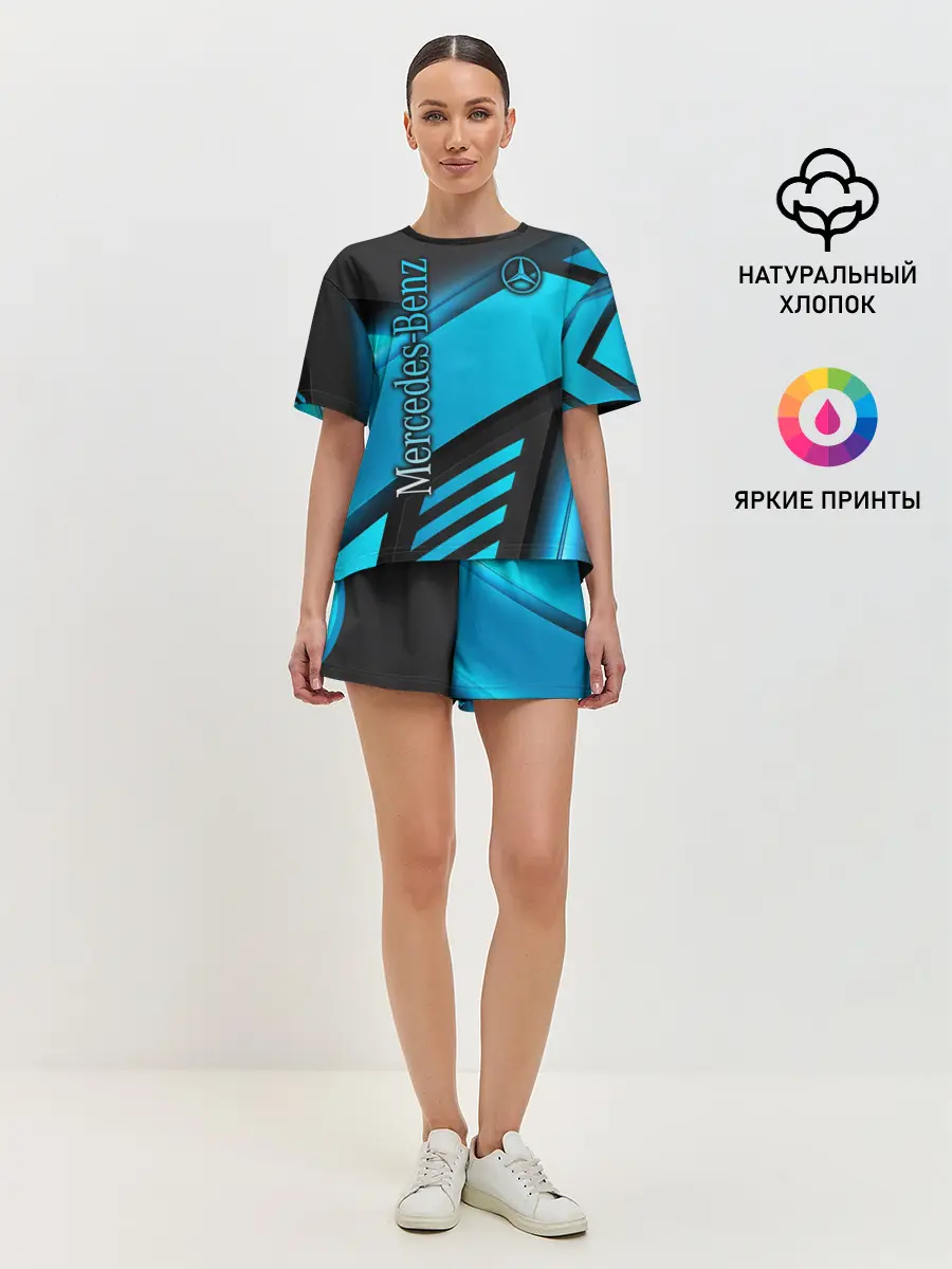 Женская пижама с шортами / MERCEDES-BENZ | МЭРСЭДЭС