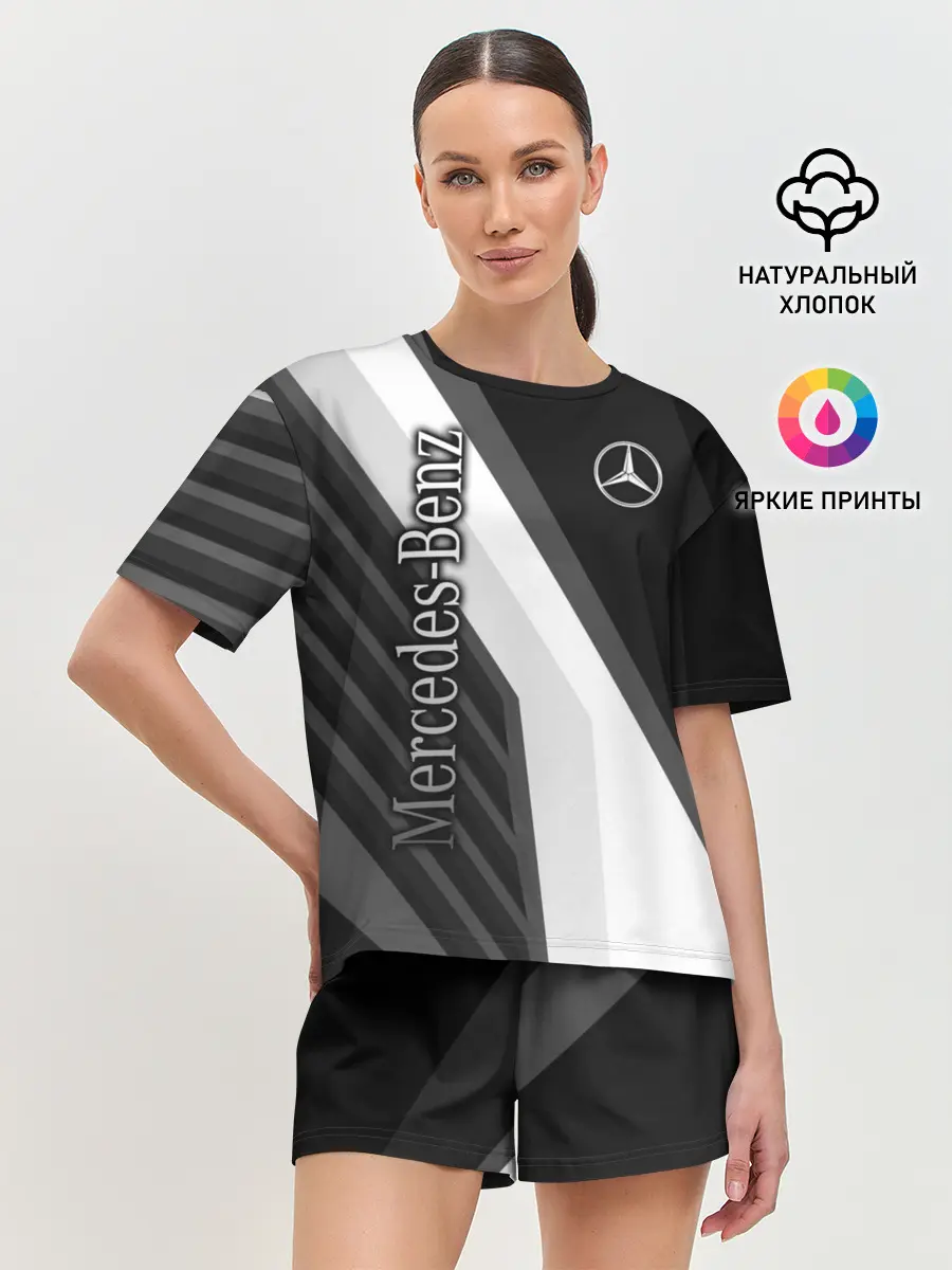 Женская пижама с шортами / Mercedes-Benz