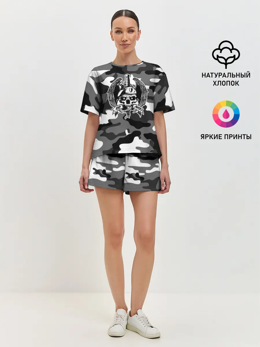 Женская пижама с шортами / ВВ МВД