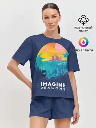 Женская пижама с шортами / Imagine Dragons