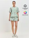 Женская пижама с шортами / Алмазный арт