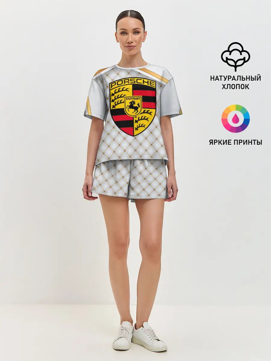 Женская пижама с шортами / PORSCHE