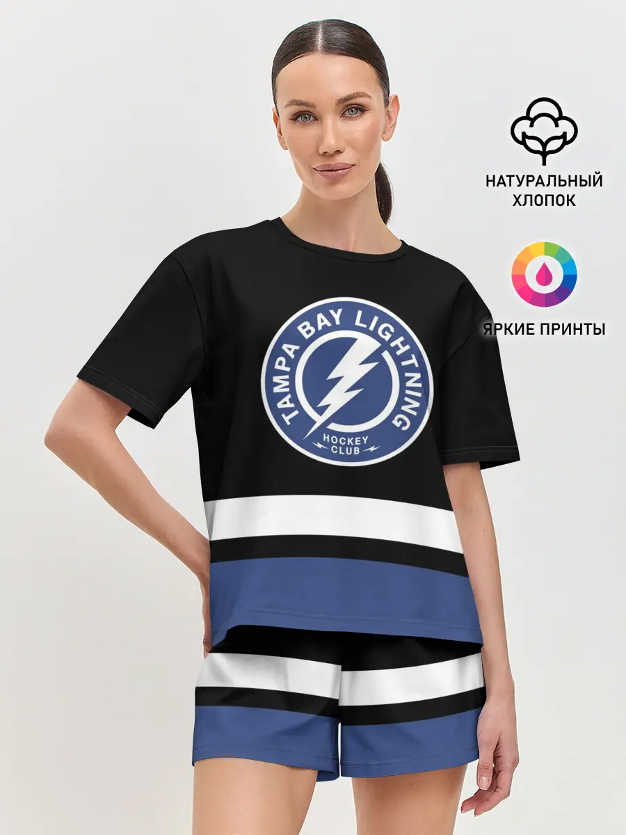 Женская пижама с шортами / Тампа-Бэй Лайтнинг