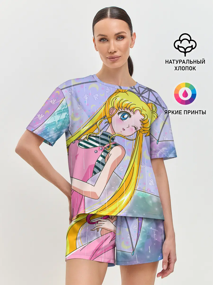 Женская пижама с шортами / Sailor Moon