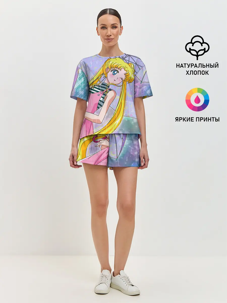 Женская пижама с шортами / Sailor Moon