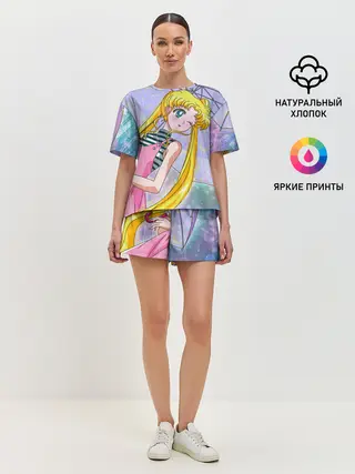 Женская пижама с шортами / Sailor Moon