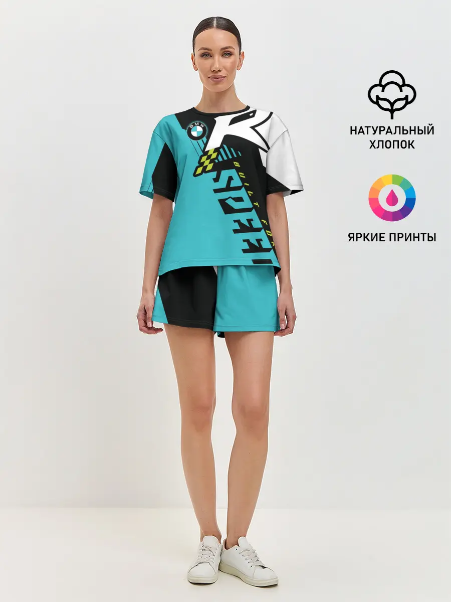 Женская пижама с шортами / BMW