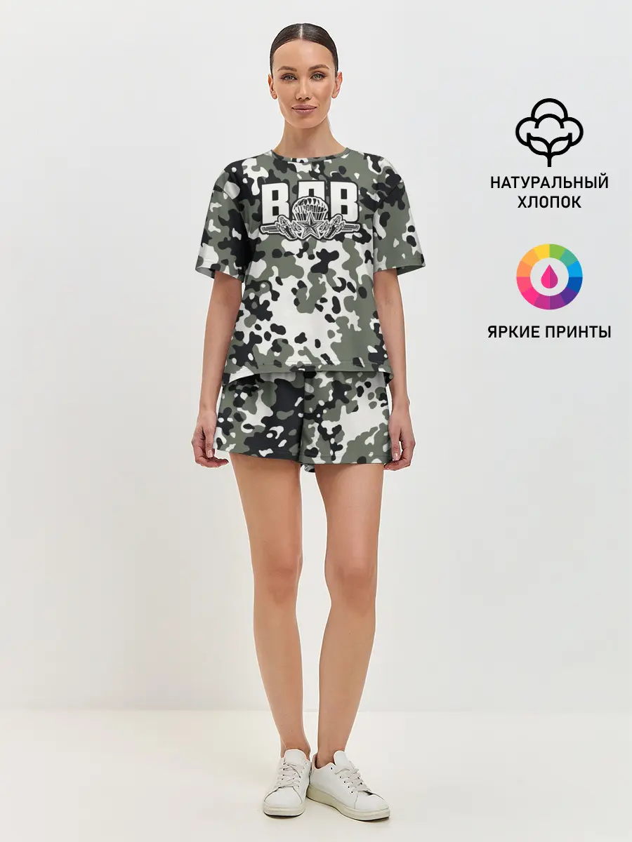 Женская пижама с шортами / ВДВ