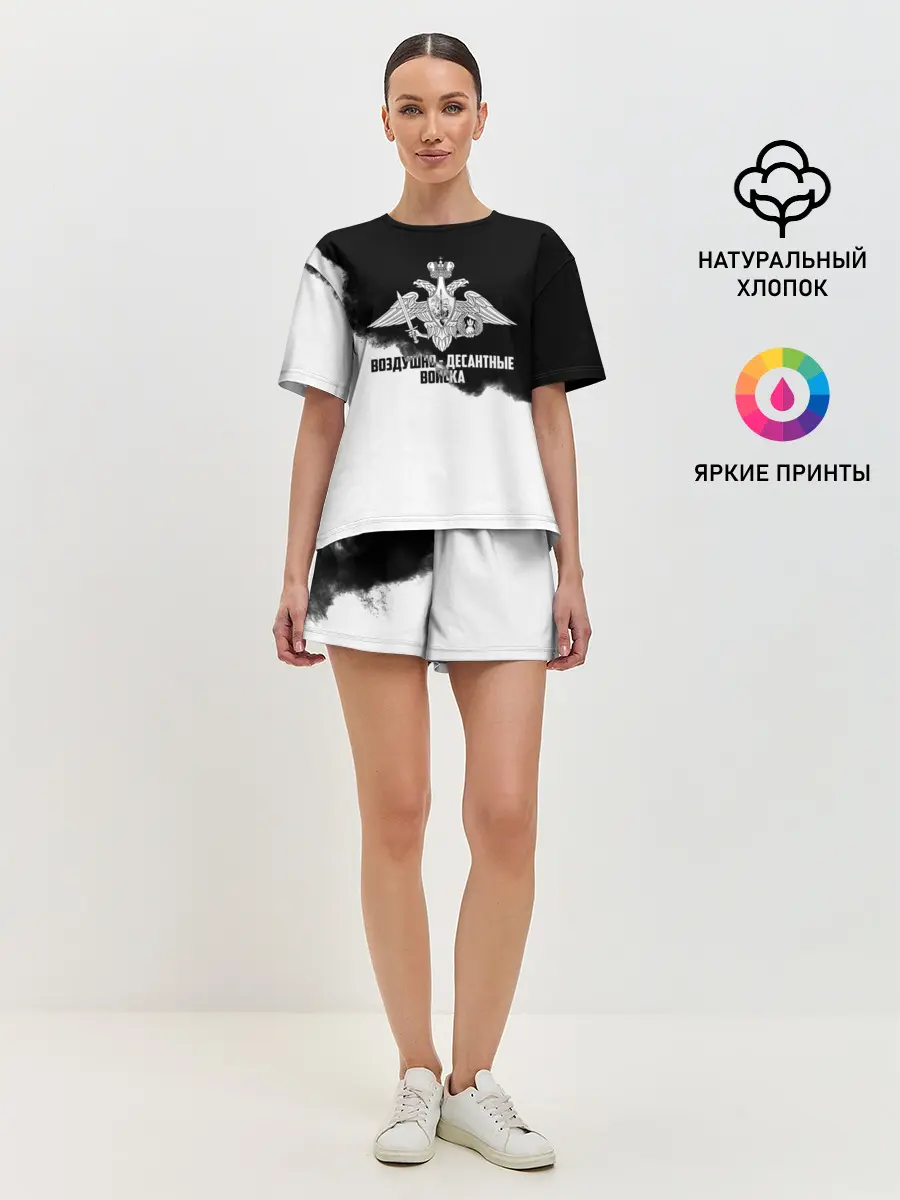Женская пижама с шортами / Воздушно - десантные войска