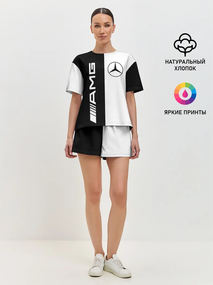 Женская пижама с шортами / MERCEDES AMG | МЕРСЕДЕС