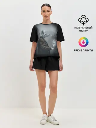 Женская пижама с шортами / Одинокий волк