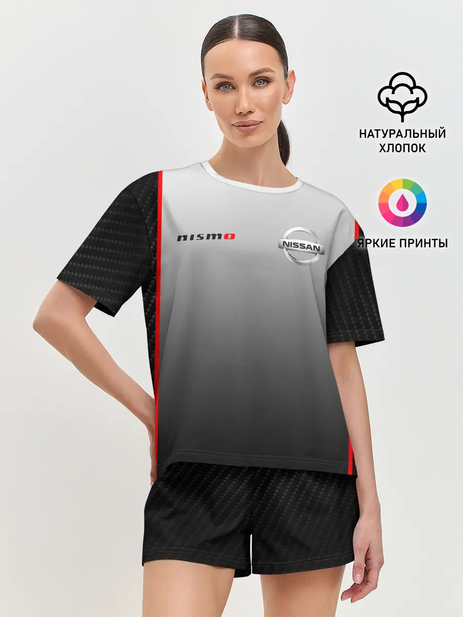 Женская пижама с шортами / NISSAN NISMO | НИССАН НИСМО
