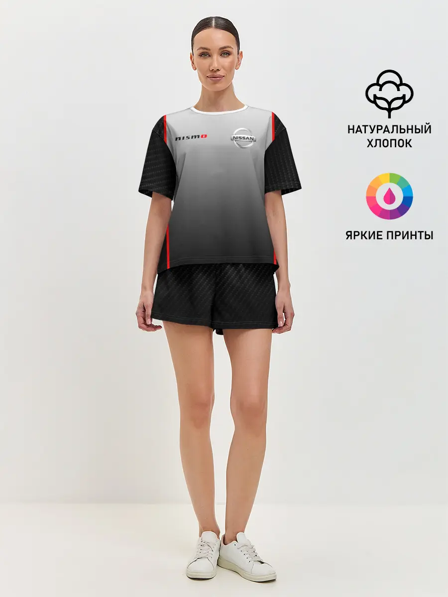 Женская пижама с шортами / NISSAN NISMO | НИССАН НИСМО