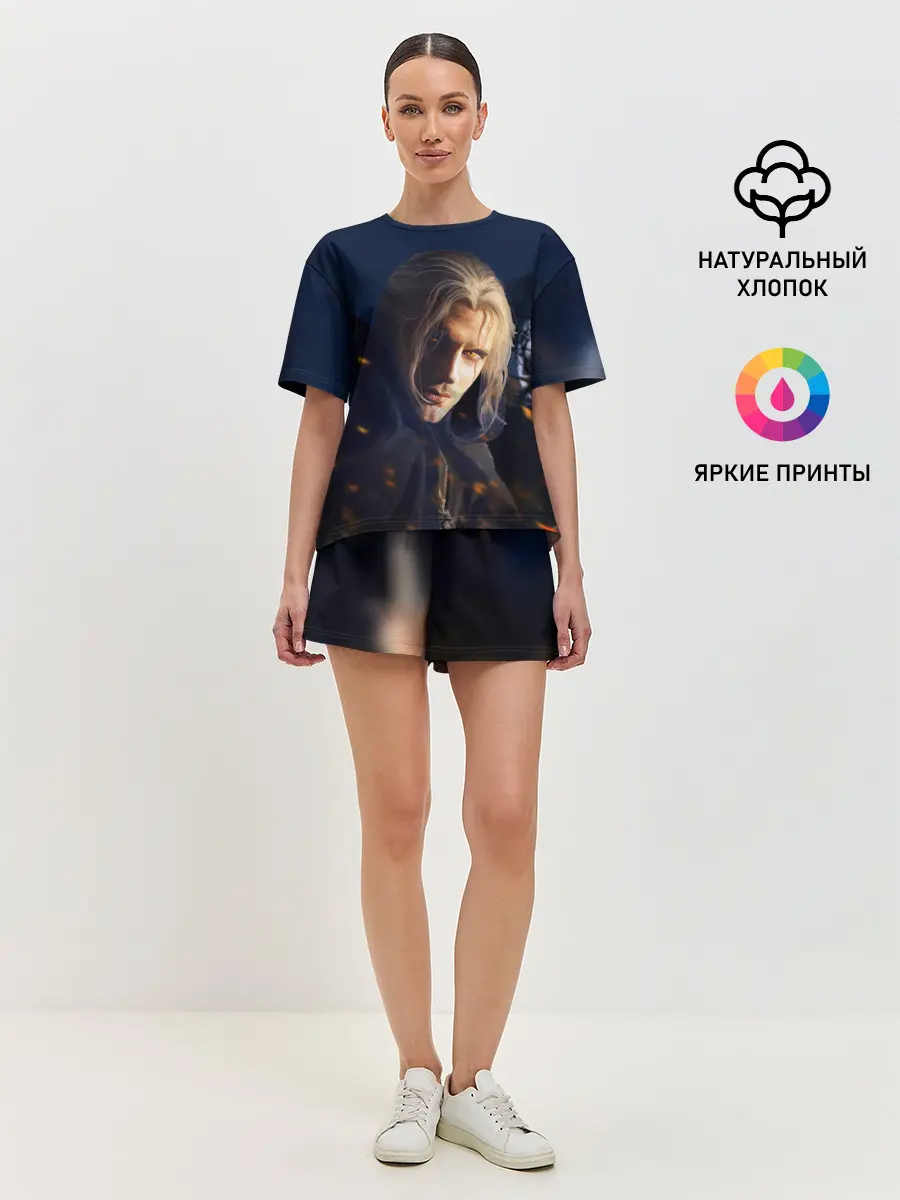 Женская пижама с шортами / ВЕДЬМАК