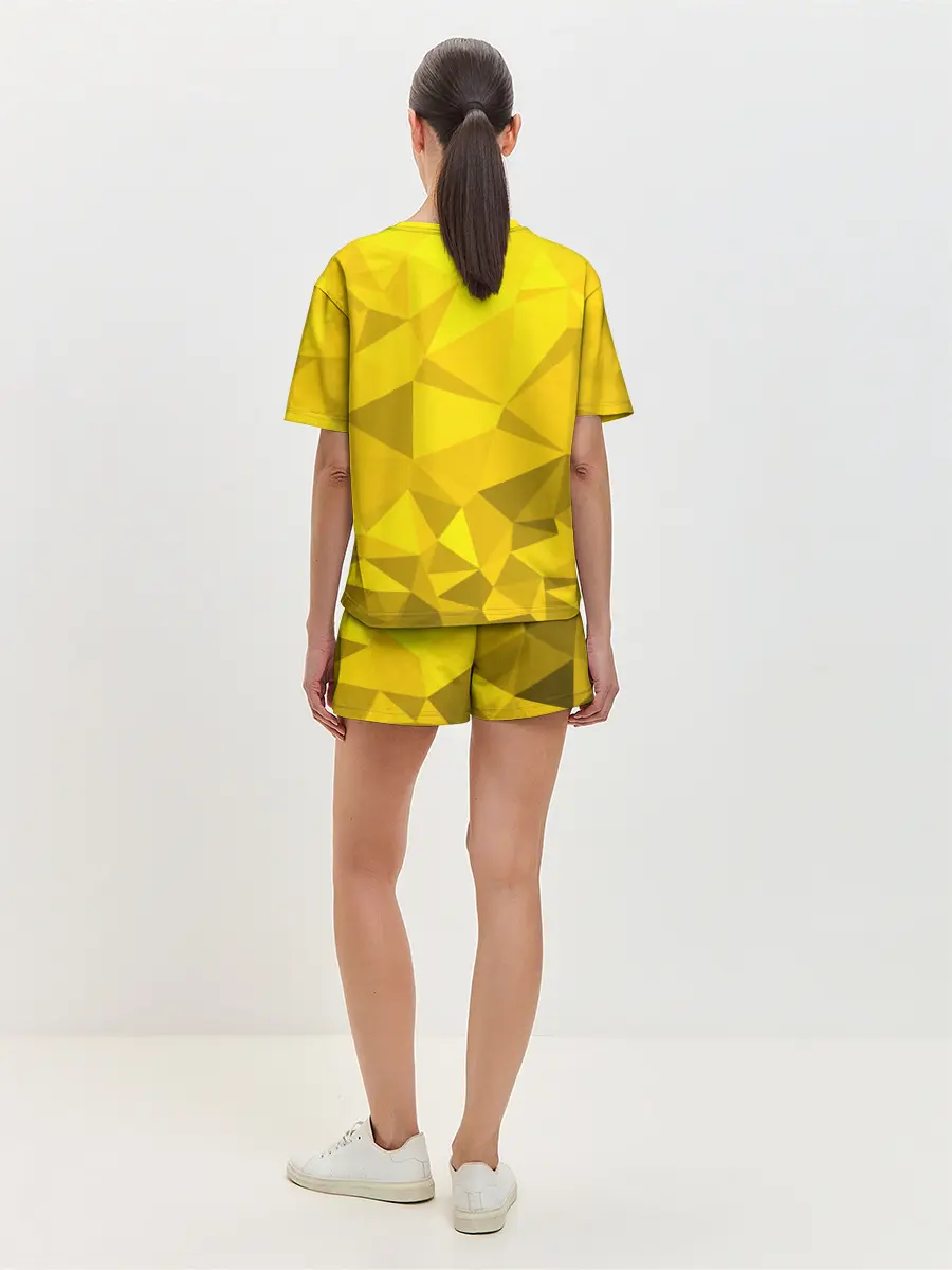 Женская пижама с шортами / YELLOW ABSTRACT