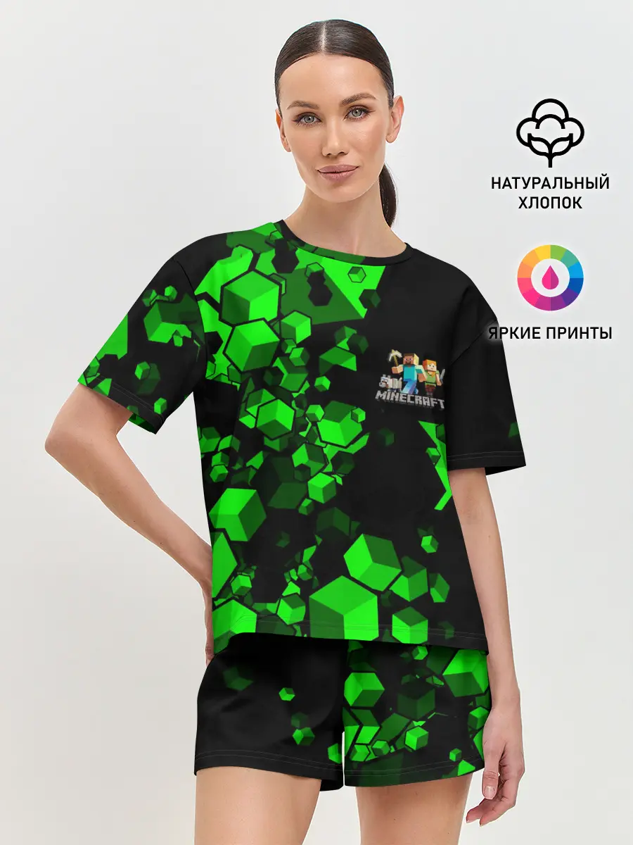 Женская пижама с шортами / MINECRAFT