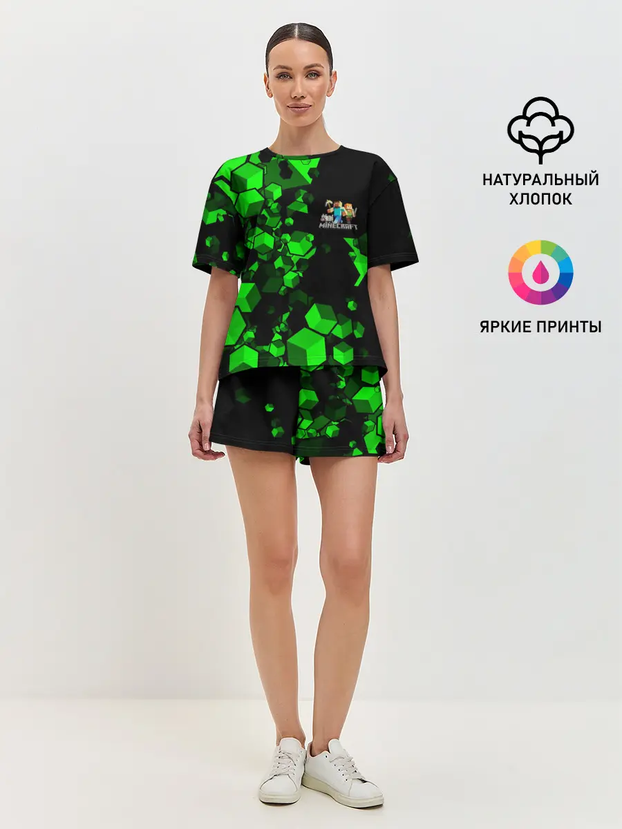 Женская пижама с шортами / MINECRAFT