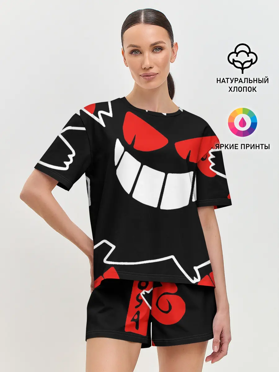 Женская пижама с шортами / Pokemon Gengar Генгар