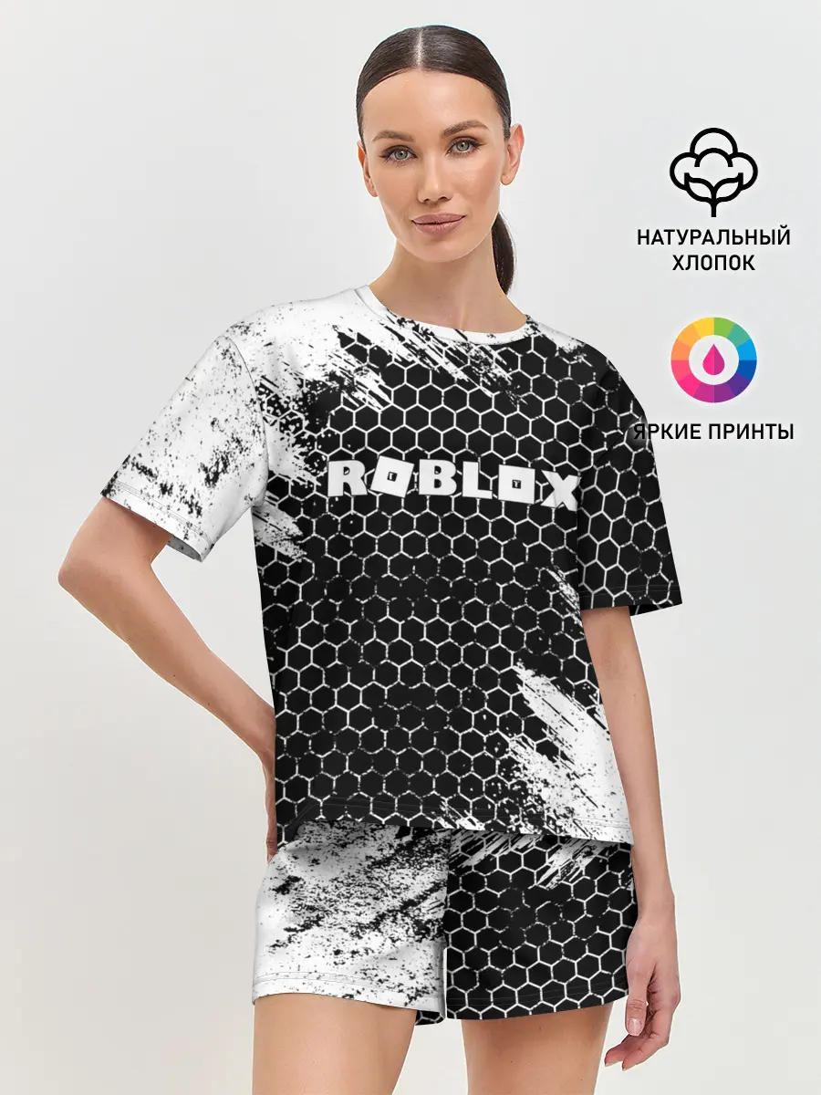 Женская пижама с шортами / ROBLOX