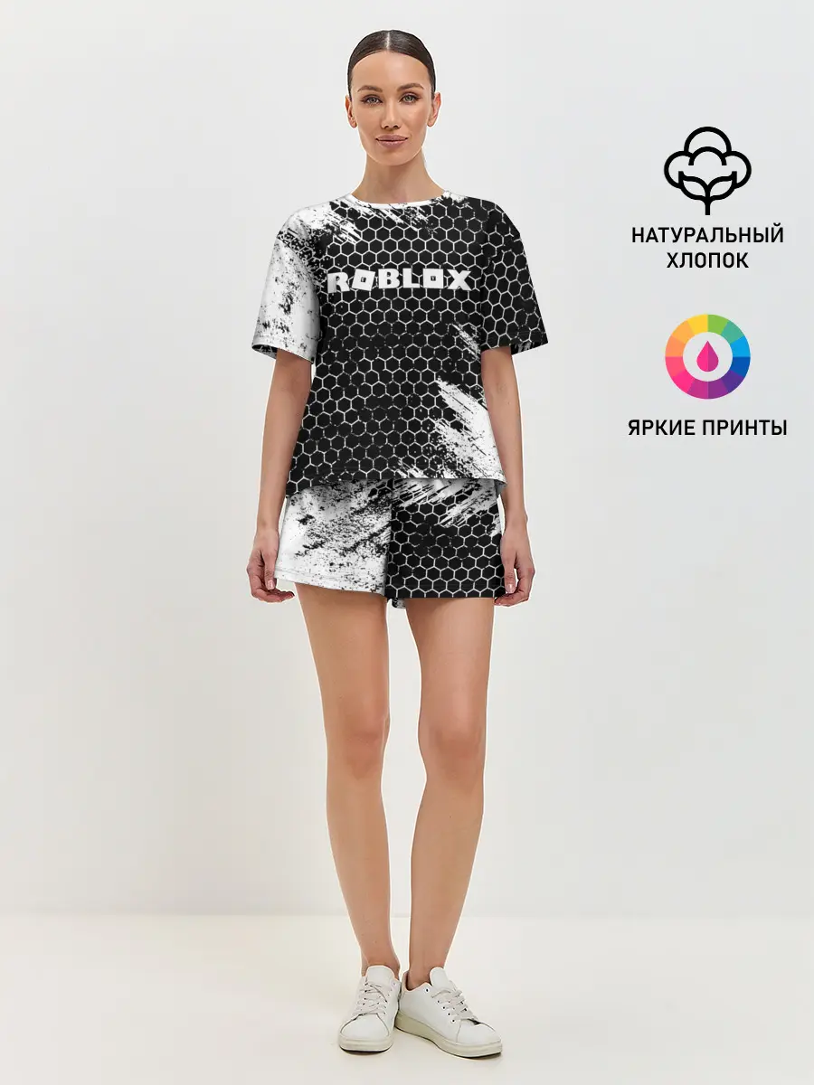 Женская пижама с шортами / ROBLOX