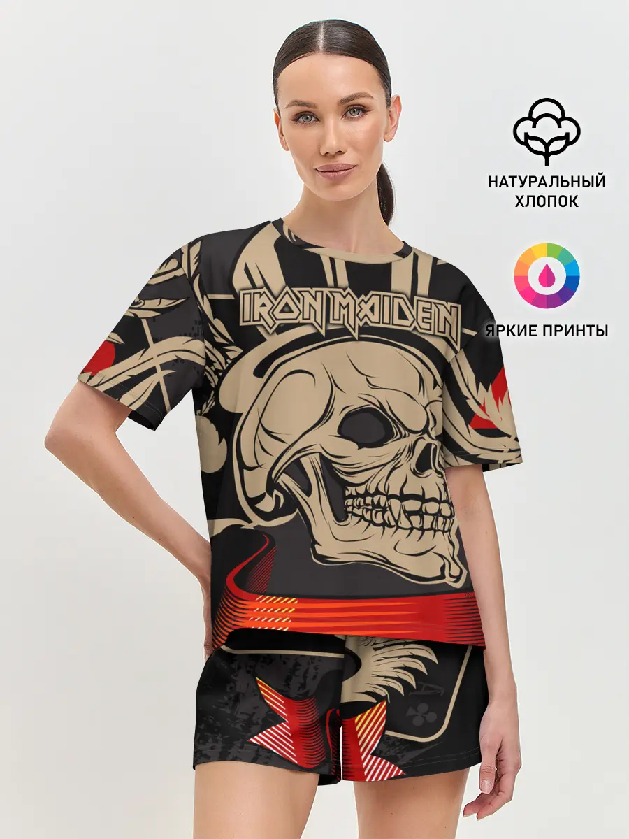 Женская пижама с шортами / Iron Maiden