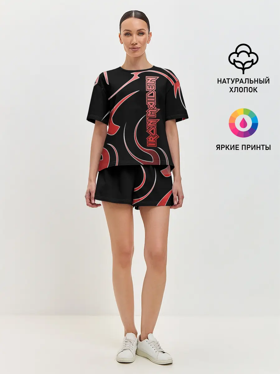 Женская пижама с шортами / Iron Maiden