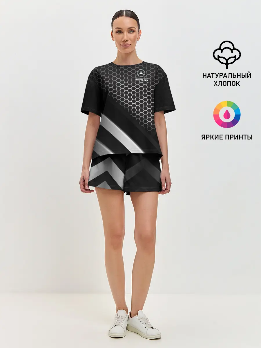 Женская пижама с шортами / Mercedes-AMG