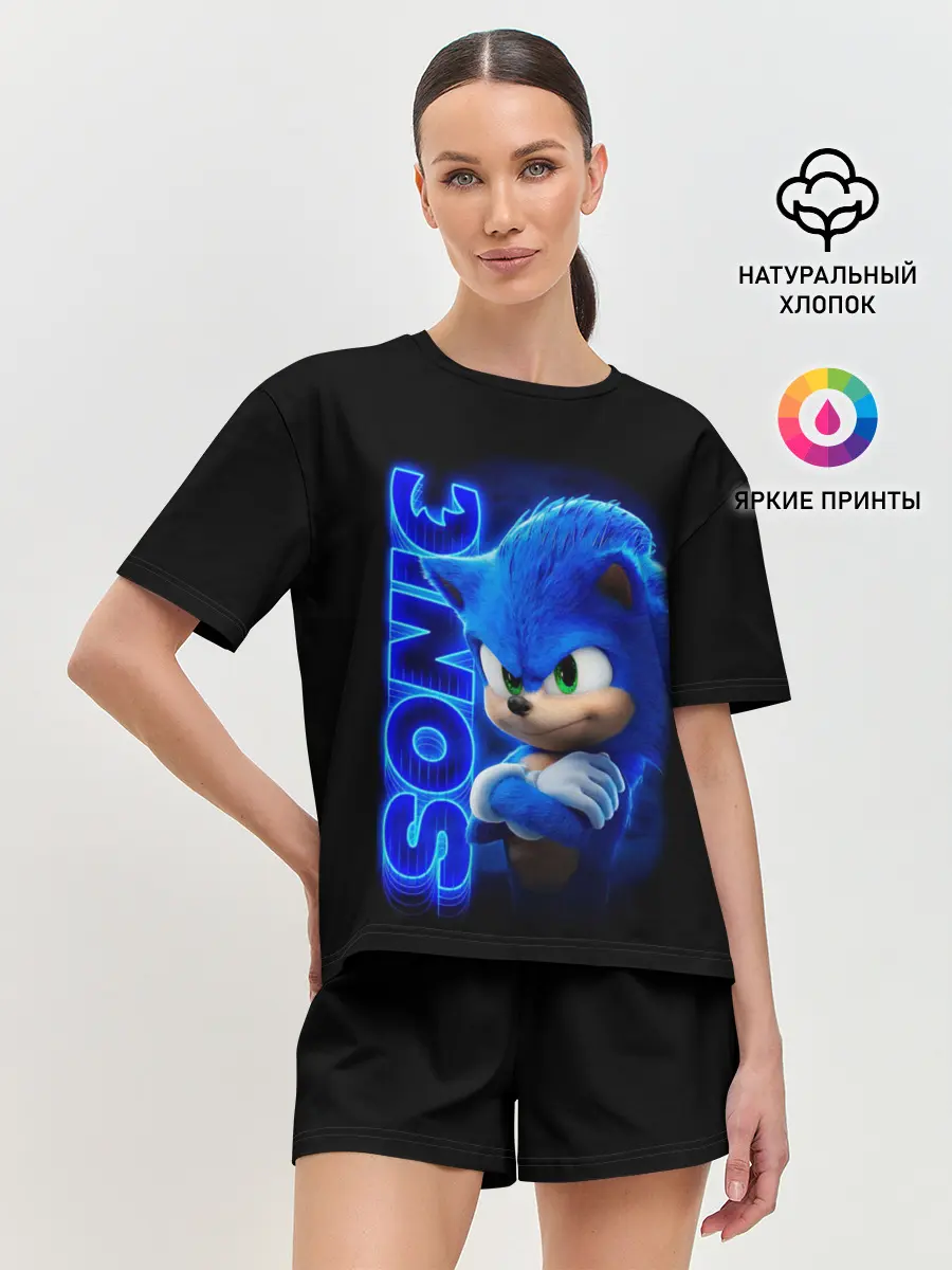 Женская пижама с шортами / SONIC