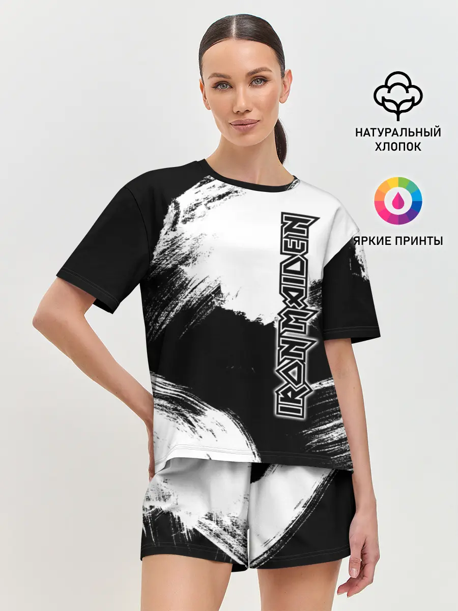 Женская пижама с шортами / Iron Maiden