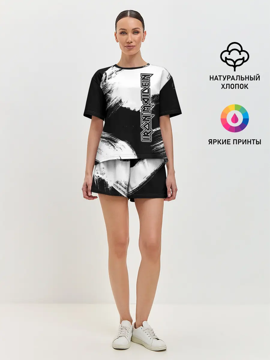 Женская пижама с шортами / Iron Maiden