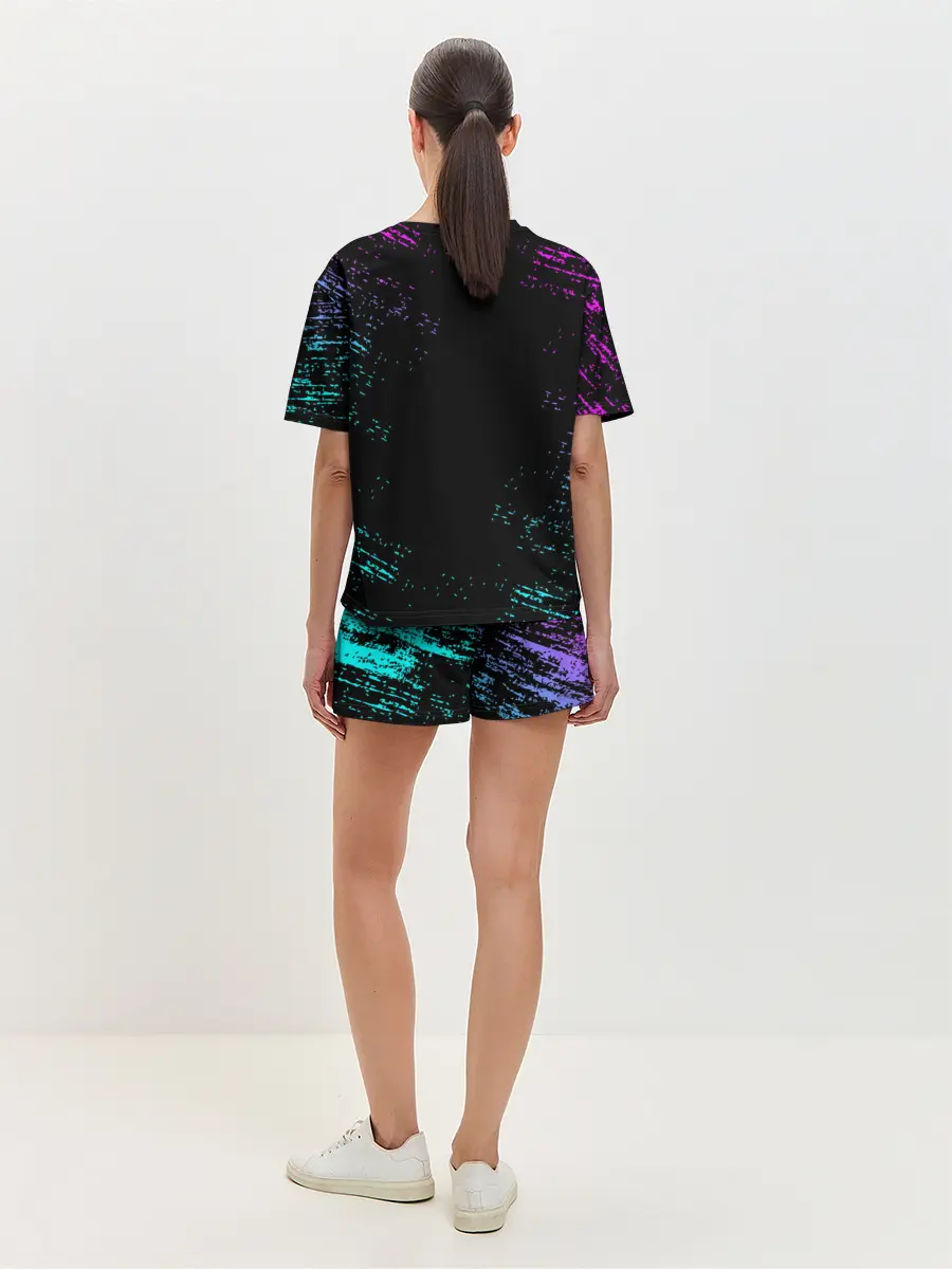 Женская пижама с шортами / Marshmello