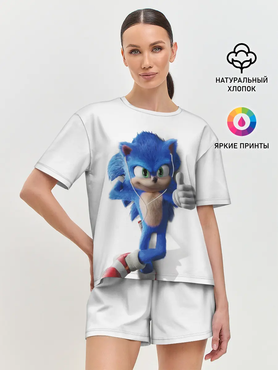 Женская пижама с шортами / SONIC