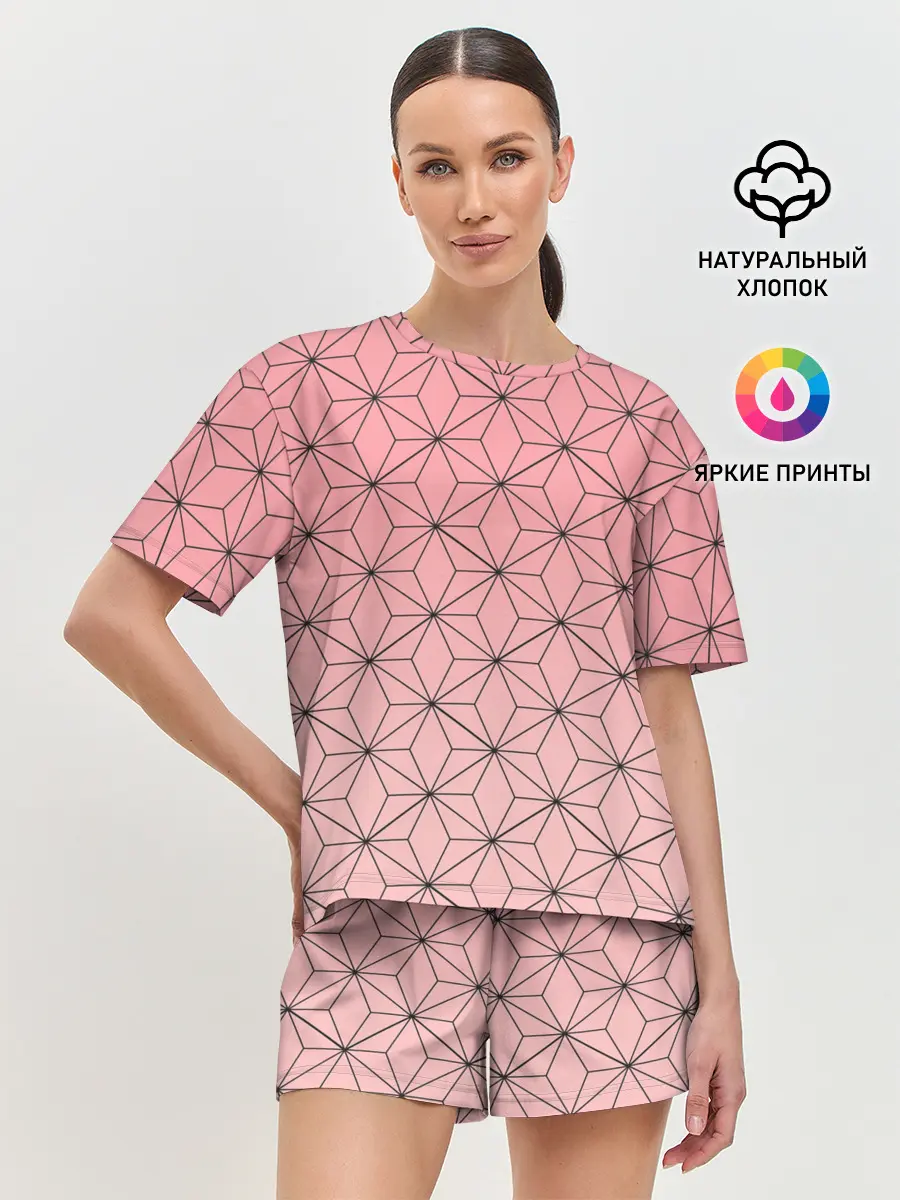 Женская пижама с шортами / NEZUKO KAMADO | KIMETSU NO YAIBA